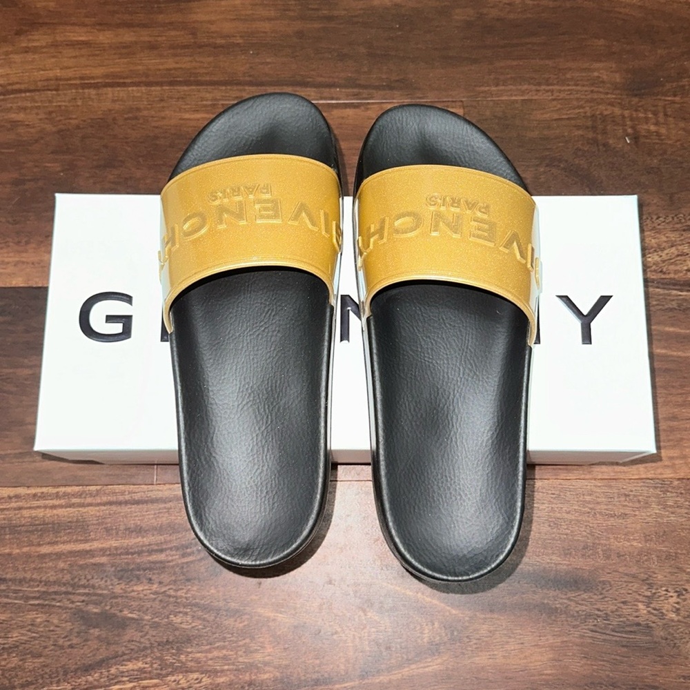 Givenchy Logo-Embossed Pool Slide Sandals In Size… - image 2
